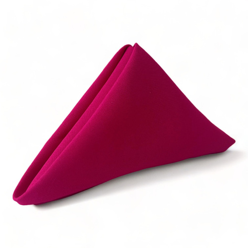 Large View Cloth Napkin - Quality Polyester - Fuchsia