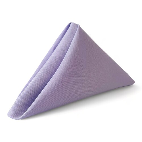 Large View Cloth Napkin - Quality Polyester - Lavender 