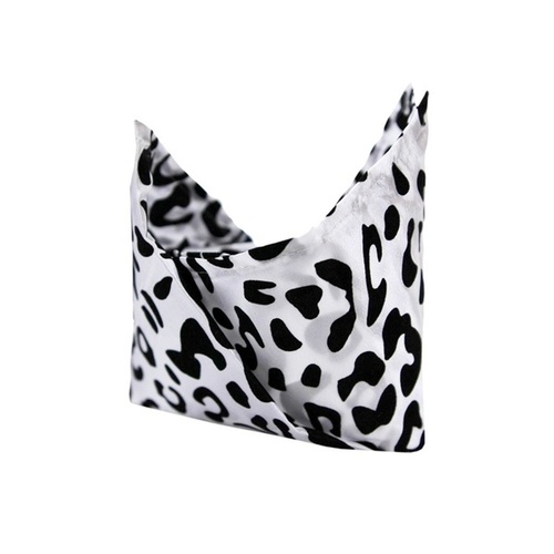 Large View Leopard Safari Napkins -  Black and White