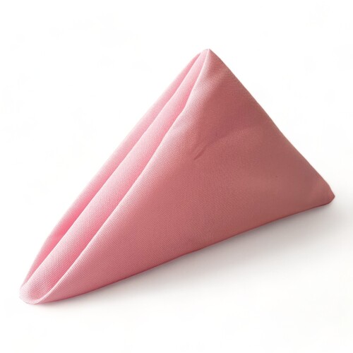 Large View Cloth Napkin - Quality Polyester - Pink 