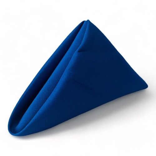 Large View Cloth Napkin - Quality Polyester - Royal Blue 