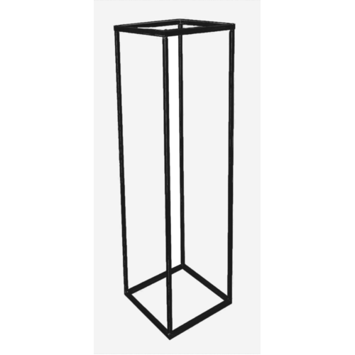 Large View 100cm Tall - BLACK Metal Flower/Centerpiece Stands