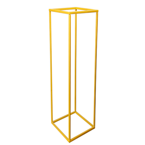 Large View 5pk - 100cm Tall - Gold Metal Flower/Centerpiece Stands