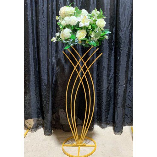 Large View 2pk - 1m Floating Flower Stand - Gold