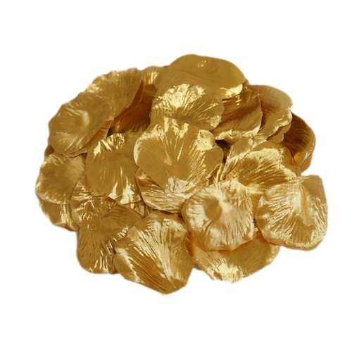 Large View Rose Petals - Gold 100pk