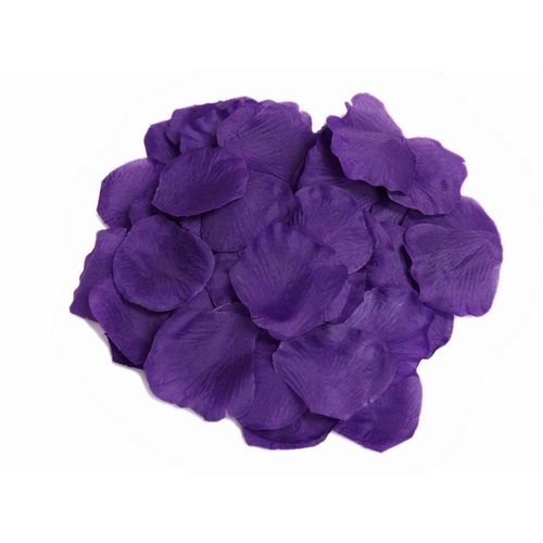 Large View Rose Petals  - Purple -100pk