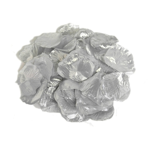 Large View Rose Petals  - Silver -100pk