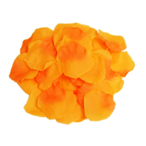 Large View Rose Petals  - Peach -100pk