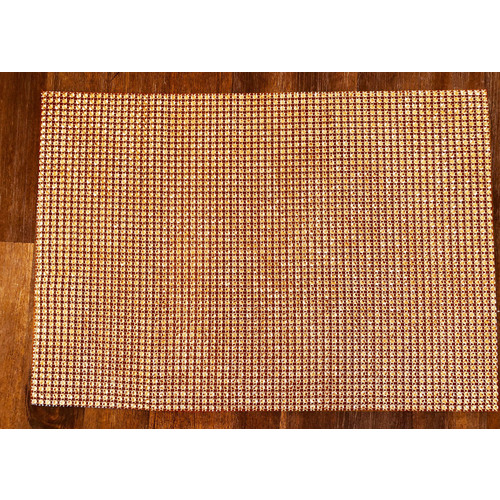 Large View 10pk - Placemat Rhinestone Mesh - Gold