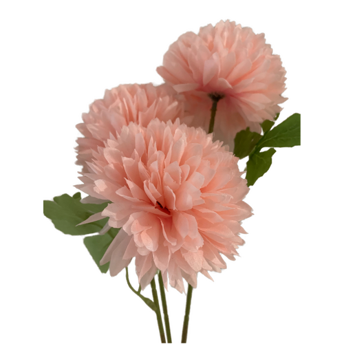 Large View 65cm 3 Head Chrysanthemum - Pink