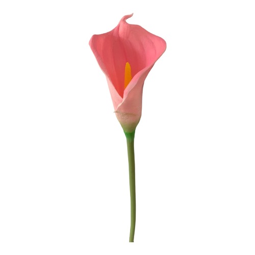 Large View 70cm Real Touch Calla Lily - Pink