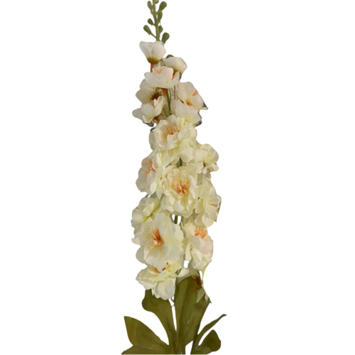 Large View Delphinium Stem - 90cm -  Cream