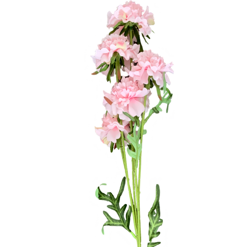 Large View 70cm Ruffled Carnation-Style Blooms - Pink