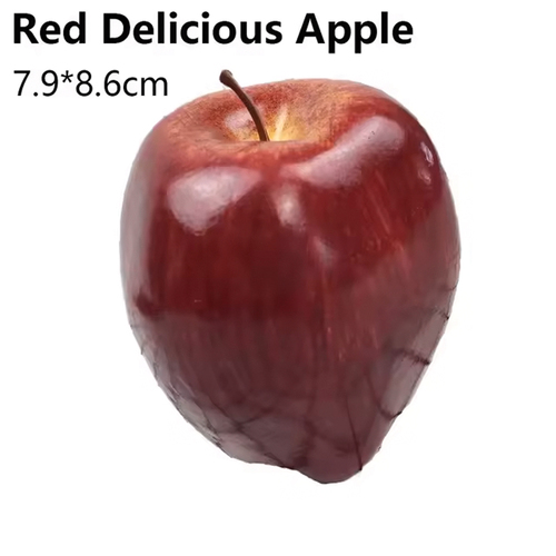 Large View Artificial Red Apple 