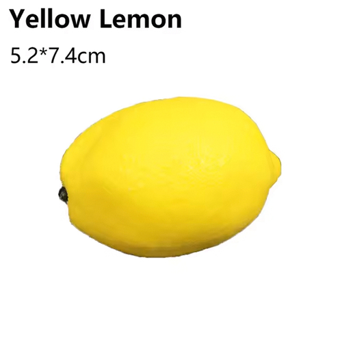 Large View Artificial Lemon