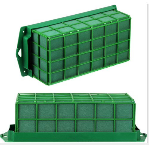 Large View Green Florist Foam Full Block Cage