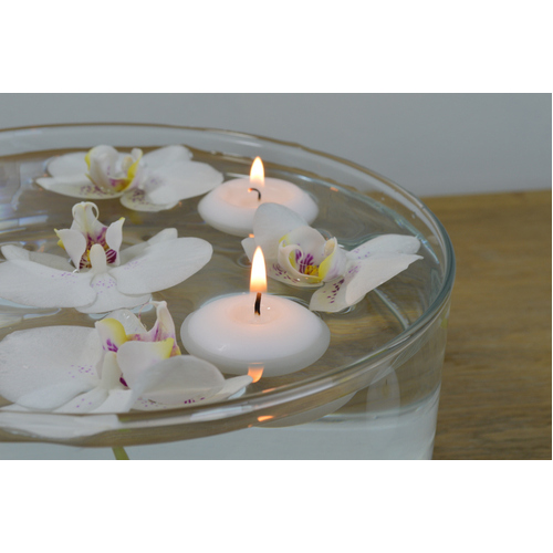 Large View 6pcs -  Small Floating Candles (2-4hr burntime)