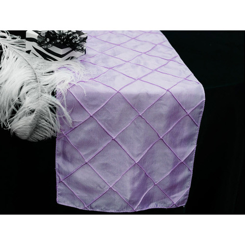 Large View Table Runner (Pintuck) - Lavender