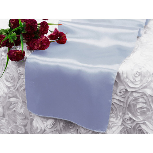 Large View Table Runner Satin - French Blue 