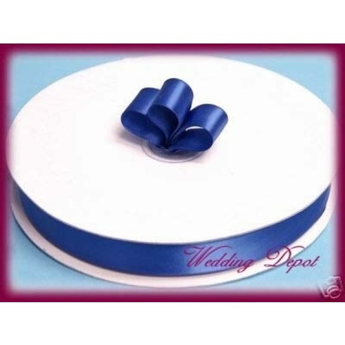 Large View 7/8 Satin Ribbon - 50yds - Royal