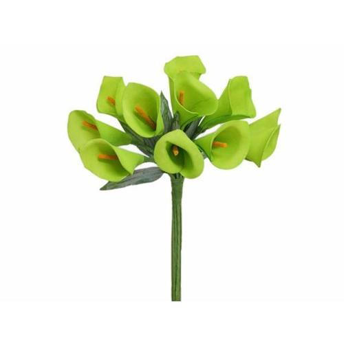 Large View CLEARANCE  Calla Lily - 12 Single Stems - Lime