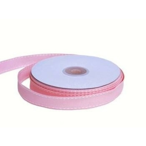 Large View 5/8 inch Stitched - 25yds - Pink