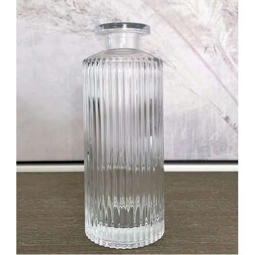 Large View Clear Decorative Bud Vase - 15cm