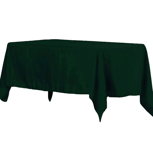 Large View 182x305cm Polyester Tablecloth - Hunter Trestle 