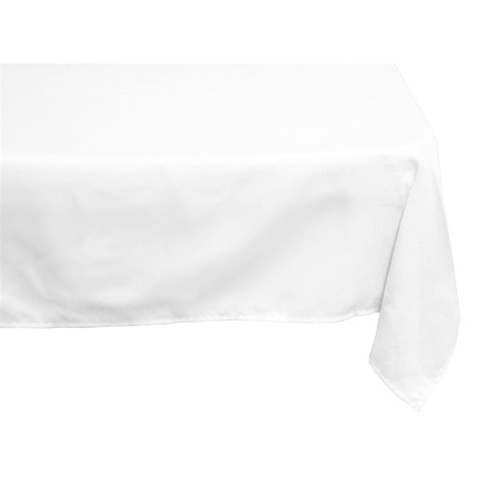 Large View Tablecloth 120inch (305cm) Square - White