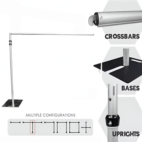 Large View 3m x 3m Extension Kit for  Pipe & Drape Backdrop System