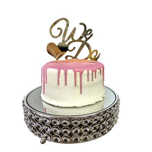 Large View Gold - WE DO Acrylic Cake Topper