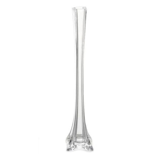 Large View  30cm - Clear -  Eiffel Tower Vase 