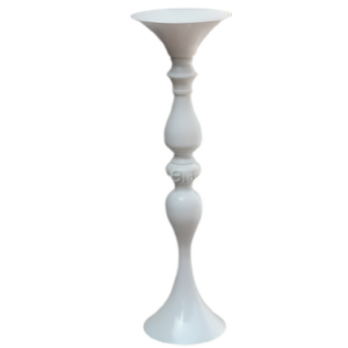 Large View 50cm Tall white Candelabra Style Centerpiece