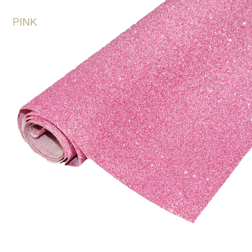 Large View 1.45mx10m Pink Glitter Aisle Runner/Carpet