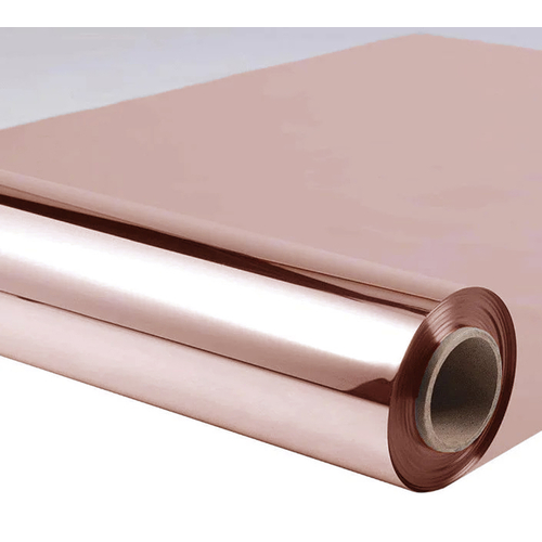 Large View 1m x 10m Reflective Mirror Surface Aisle Runner - Rose Gold