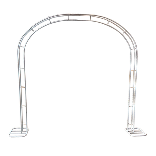 Large View 2.4m Wide Large Decorative Wedding Arch Frame Set - Heavy Duty