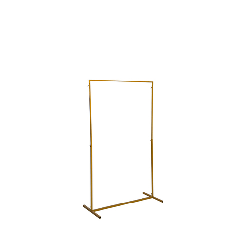 Large View 150x90cm Wedding Sign/Arch Stand - Metallic Gold (Factory Second)