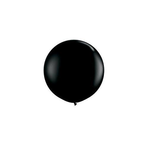 Large View 90cm Giant Black Latex Balloon