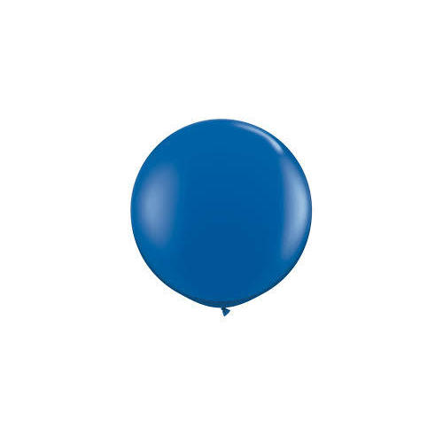 Large View 90cm Giant Blue Latex Balloon 