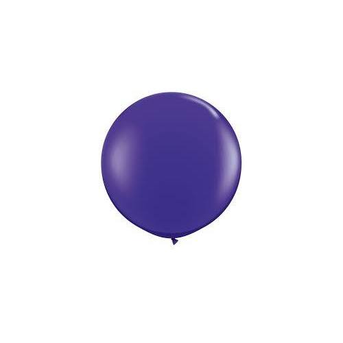 Large View 90cm Giant Purple Latex Balloon