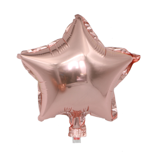 Large View 25cm Rose Gold Foil Star Balloon