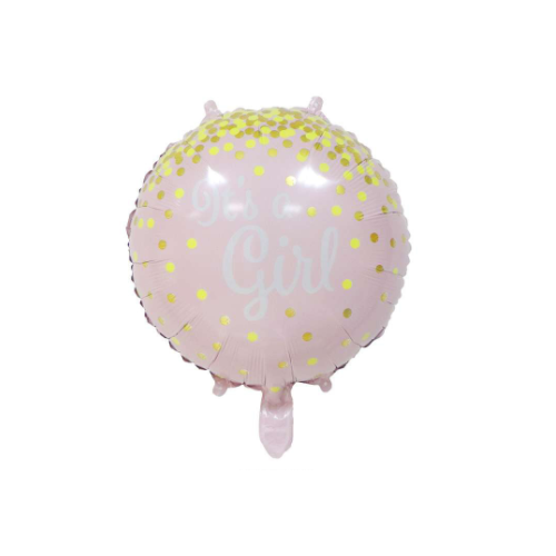 Large View Foil Baby Shower Its Girl  Balloon -   45cm