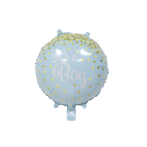 Large View Foil Baby Shower Its Boy Shower Boy  Balloon -   45cm