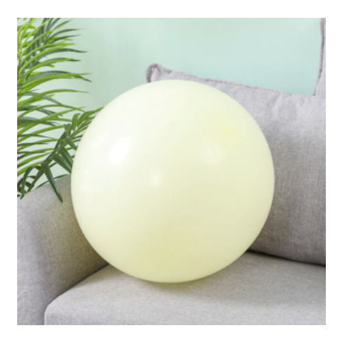 Large View 45cm (18") Pastel Macaroon Balloon - Yellow