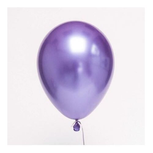 Large View 10pcs - 30cm (12")  Metallic Latex Balloons Purple