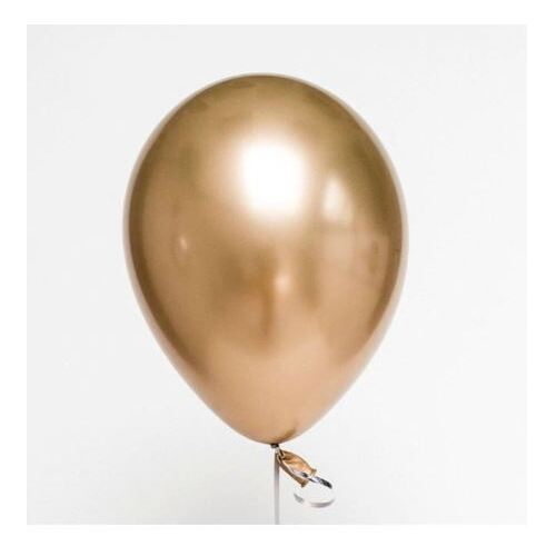 Large View 10pcs - 30cm (12")  Metallic Latex Balloons Gold