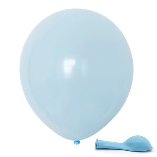 Large View 10pcs - 30cm (12")  Pastel Balloons - Blue