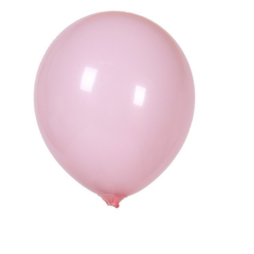 Large View 10pcs - 25cm (10")  Pastel Balloons -  Dark Pink