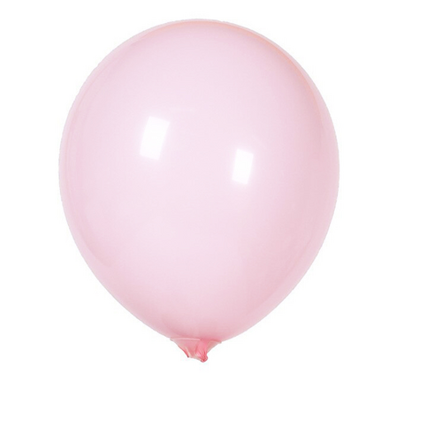 Large View 10pcs - 25cm (10")  Pastel Balloons - Pink