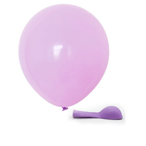 Large View 10pcs - 25cm (10")  Pastel Balloons - Light Purple